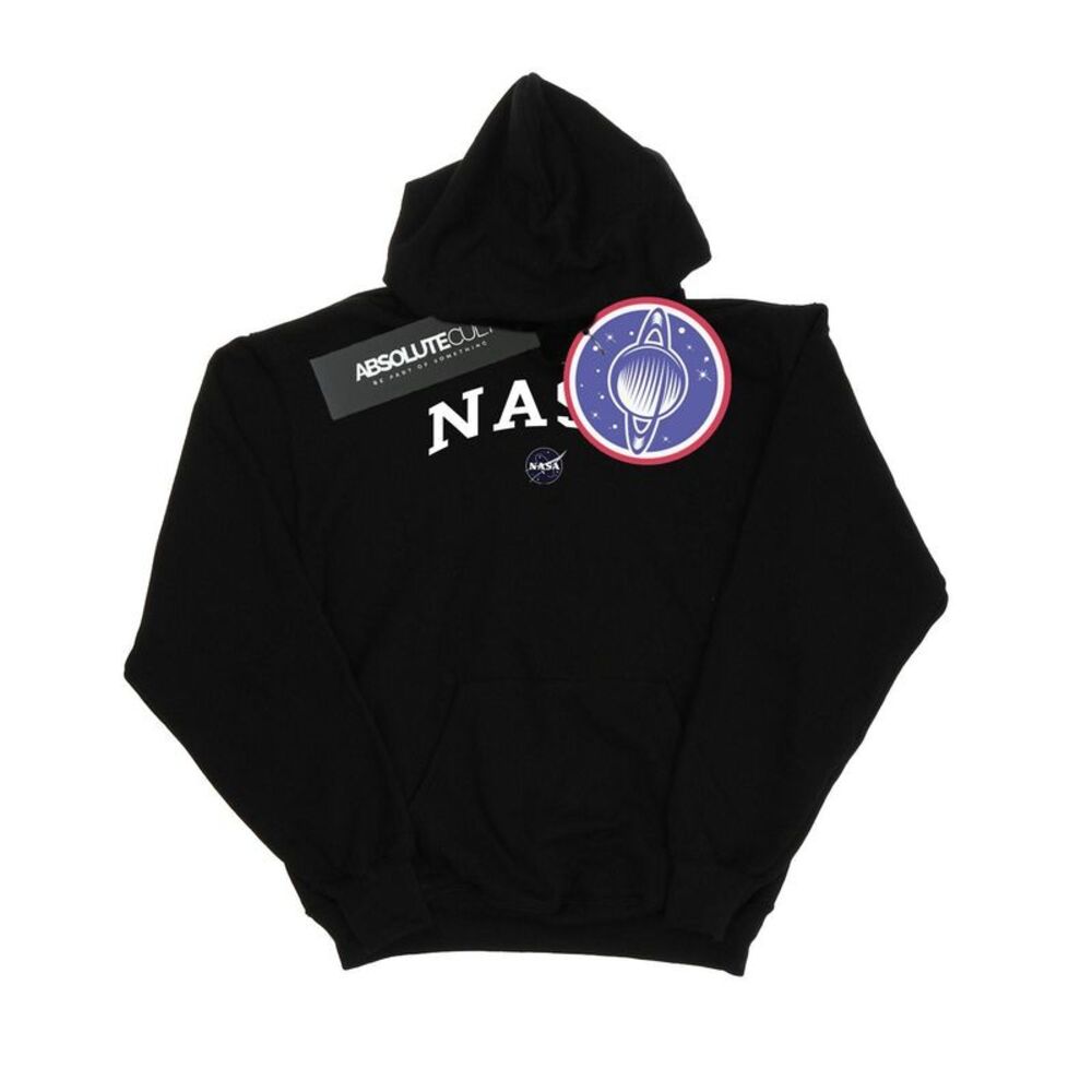 NASA Mens Collegiate Logo Hoodie / Black